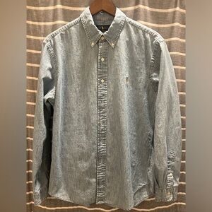 Men’s Ralph Lauren slim fit button down shirt - L